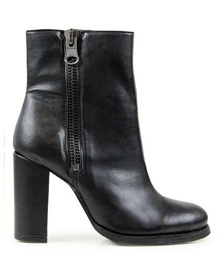 Will's Vegan Shop Luxe Stiefel Mit Hohem Absatz Schwarz Damen