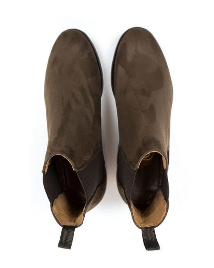 Will's Vegan Shop Chelsea-Stiefel Veganes Wildleder Herren