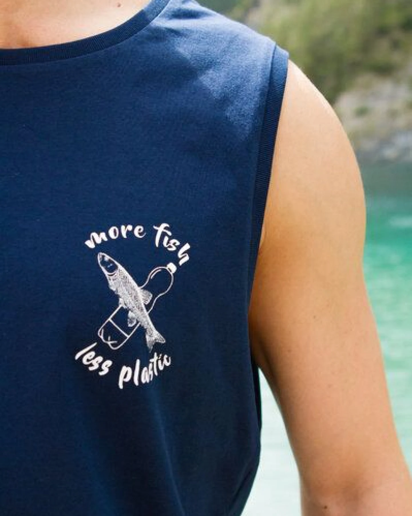 Zeachild More Fish Less Plastic Tanktop – Ansicht 3