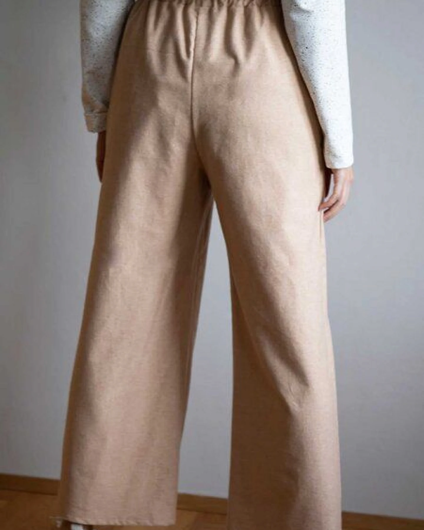 Ecostories Ladies Bioflanell-Culotte beige, Sandburg – Ansicht 3