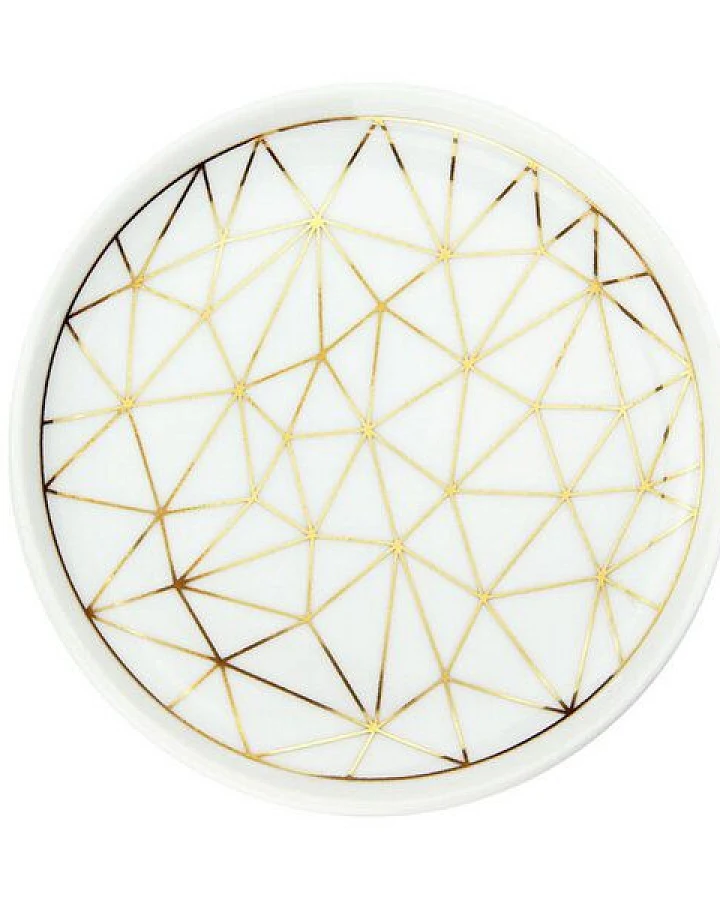 lille mus Schmucktellerchen mit geometrischem Muster
