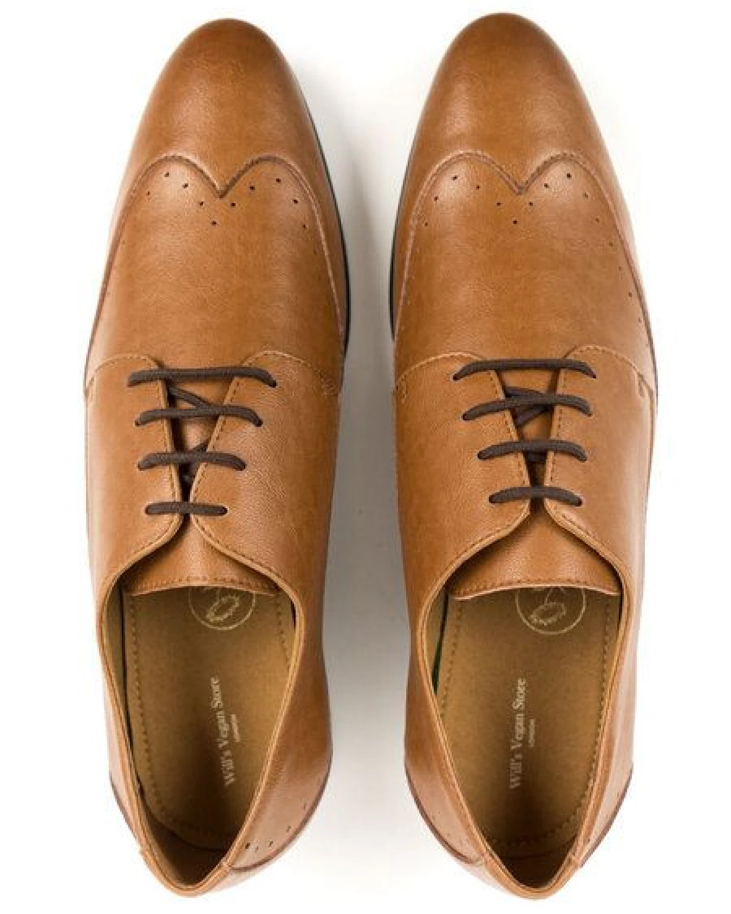 Will's Vegan Shop Slim Sole Brogues Herren – Ansicht 3