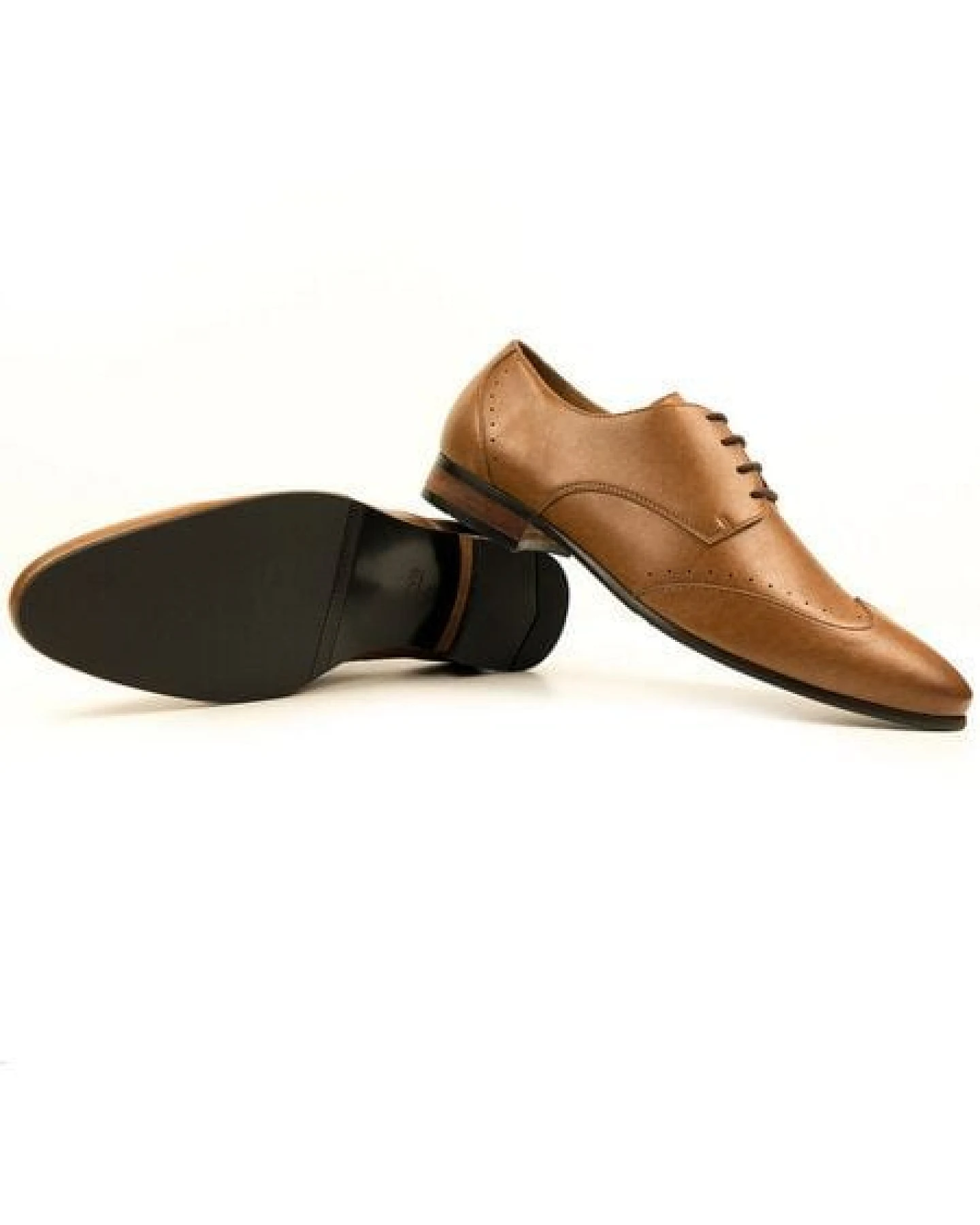 Will's Vegan Shop Slim Sole Brogues Herren – Ansicht 4