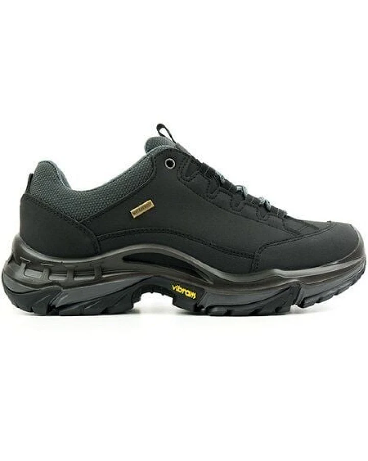 Will's Vegan Shop Wasserdichte Wanderstiefel Schwarz Damen