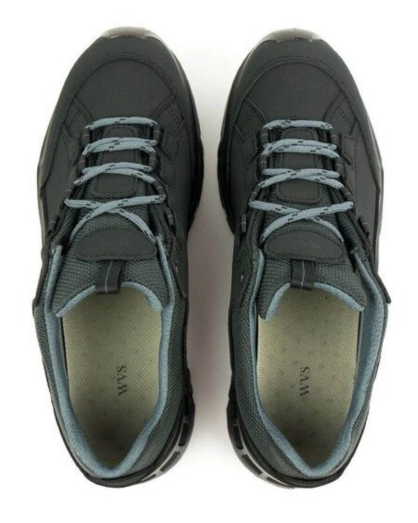 Will's Vegan Shop Wasserdichte Wanderstiefel Schwarz Damen – Ansicht 4
