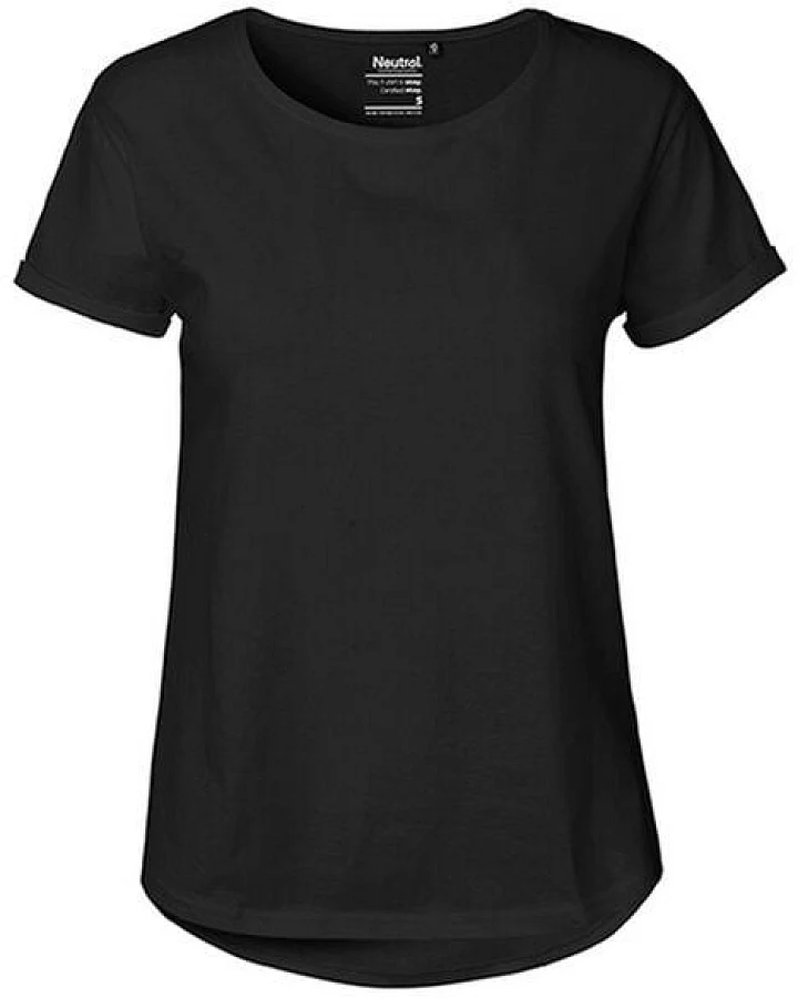Neutral® Damen Roll Up Sleeve T-Shirt von Neutral Bio Baumwolle Rollärmel