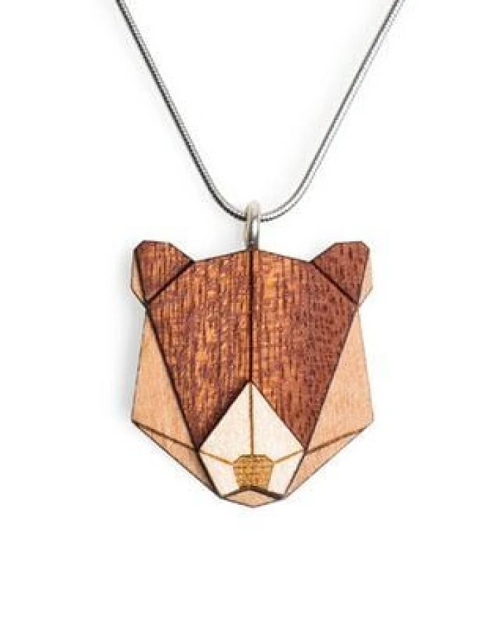 BeWooden Halskette Bear