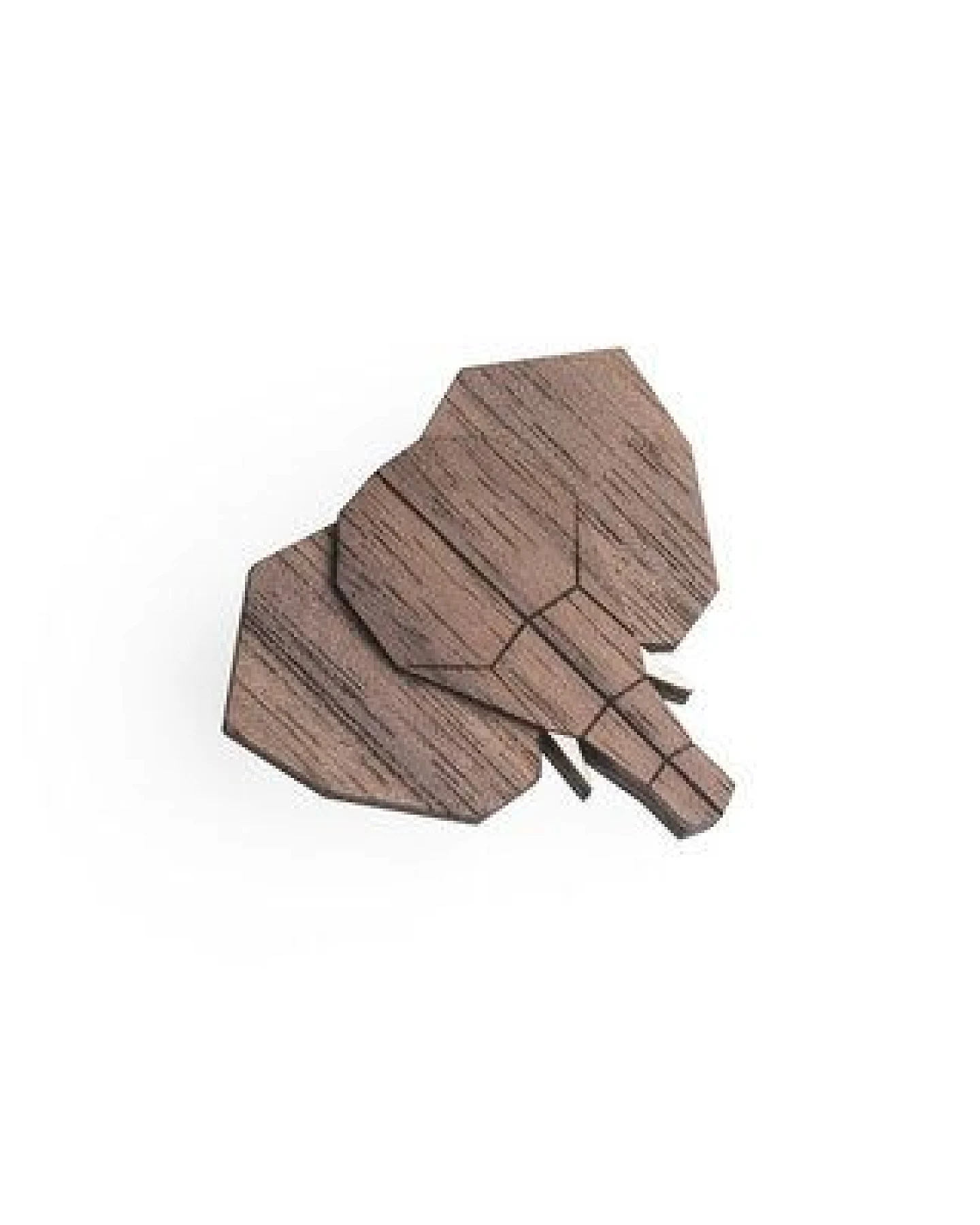 BeWooden Brosche aus Holz - Elefant – Ansicht 3