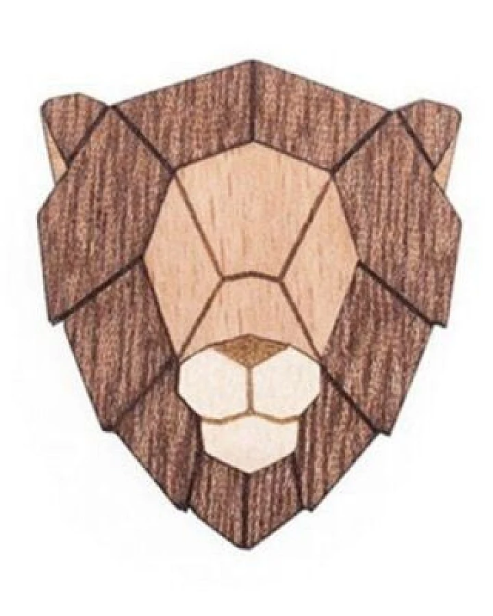 BeWooden Brosche aus Holz