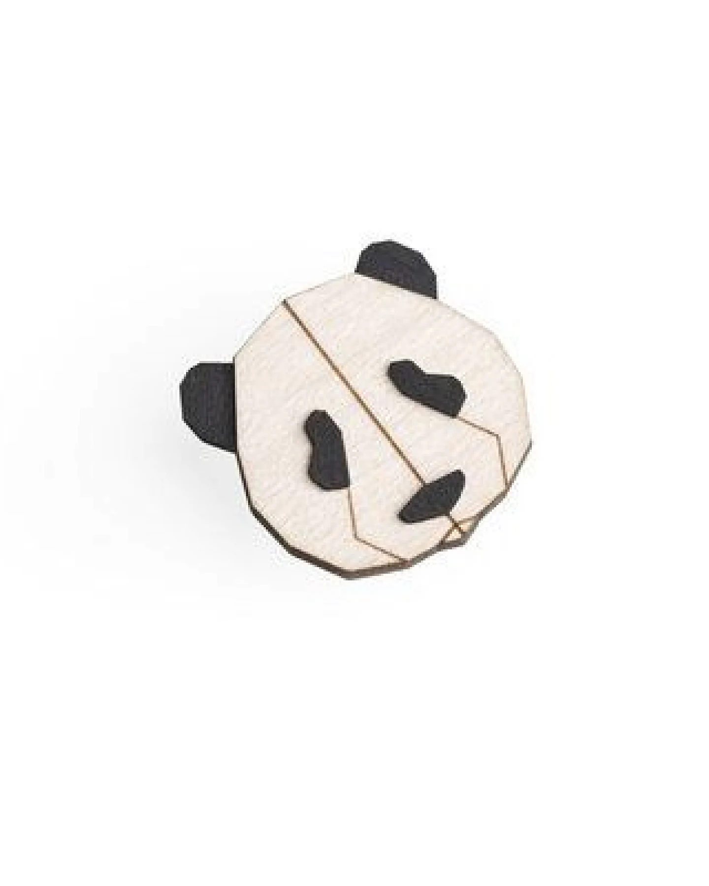 BeWooden Brosche aus Holz - Panda – Ansicht 3
