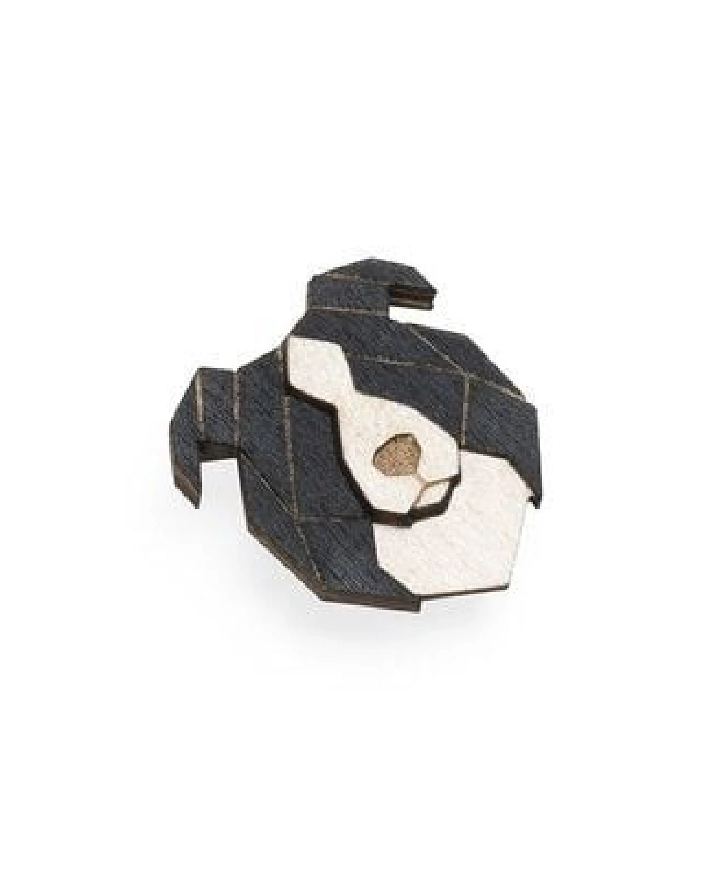 BeWooden Brosche aus Holz "Border Collie"| Einzigartiges Mode Schmuck – Ansicht 3