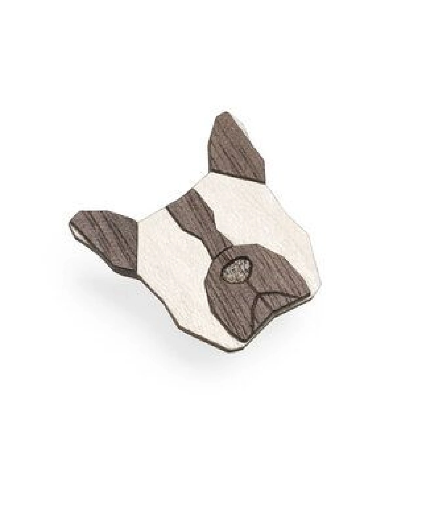 BeWooden Brosche aus Holz "French Bulldog" – Ansicht 3