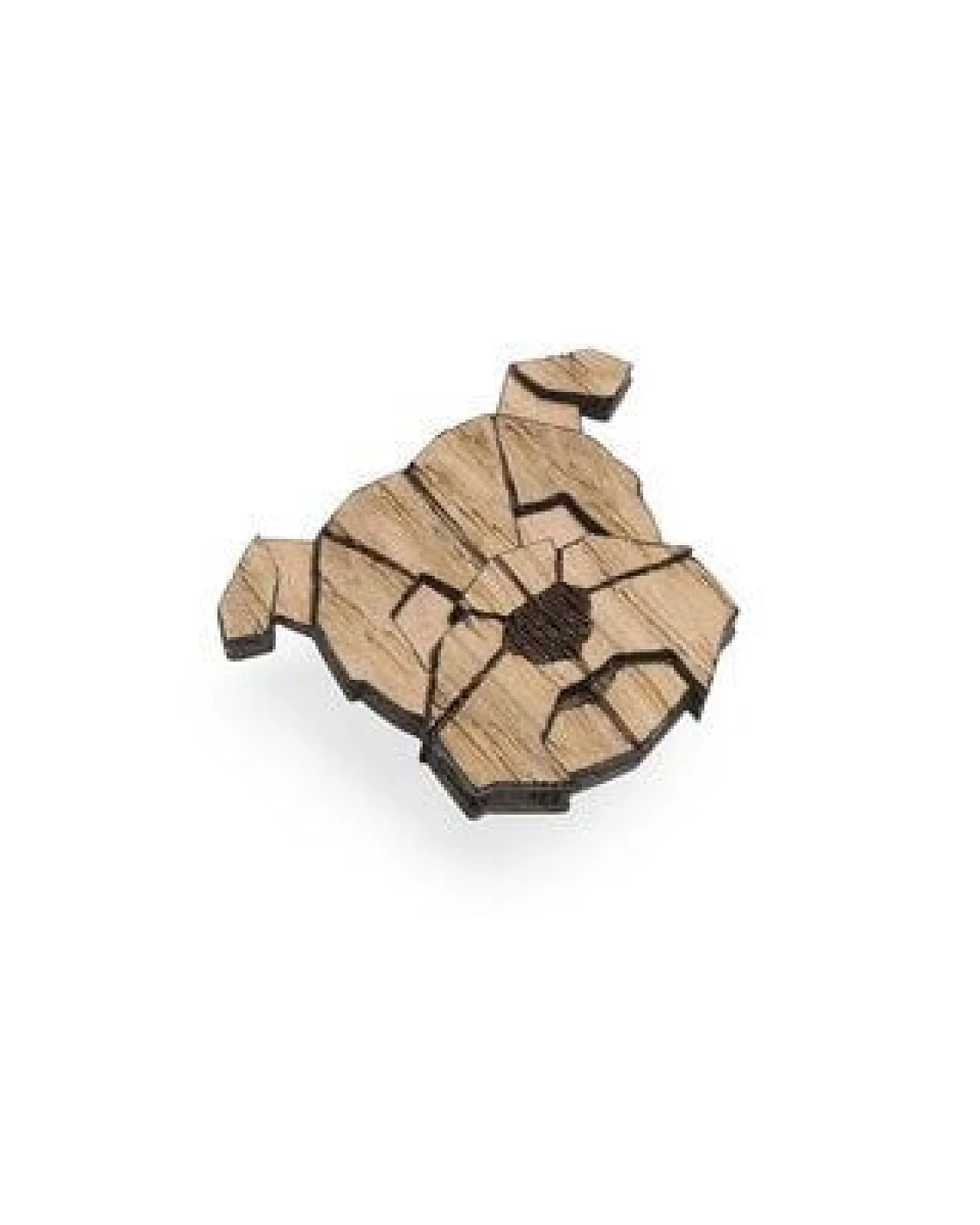 BeWooden Brosche aus Holz - Herman – Ansicht 3