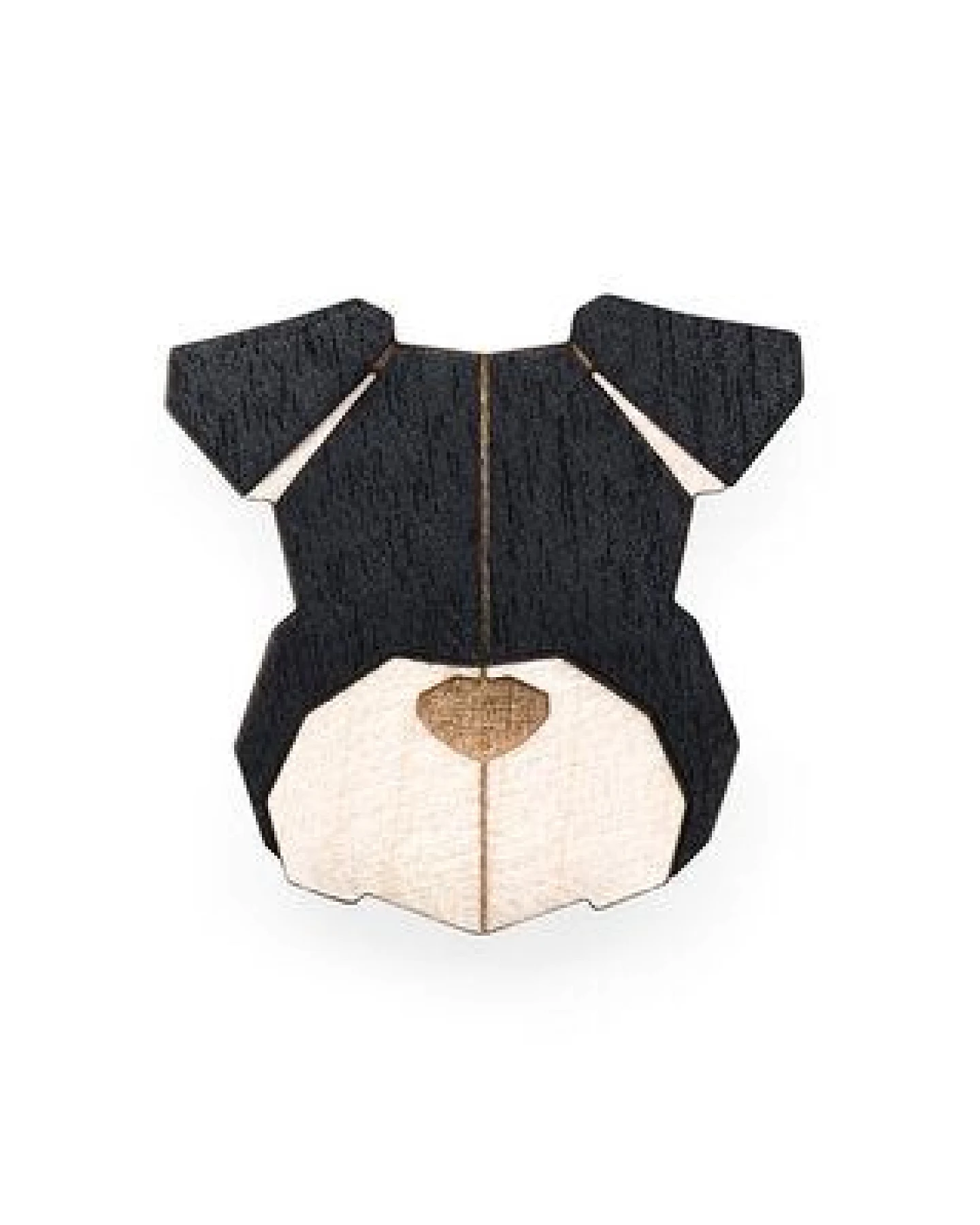 BeWooden Brosche aus Holz - Schnauzer – Ansicht 2