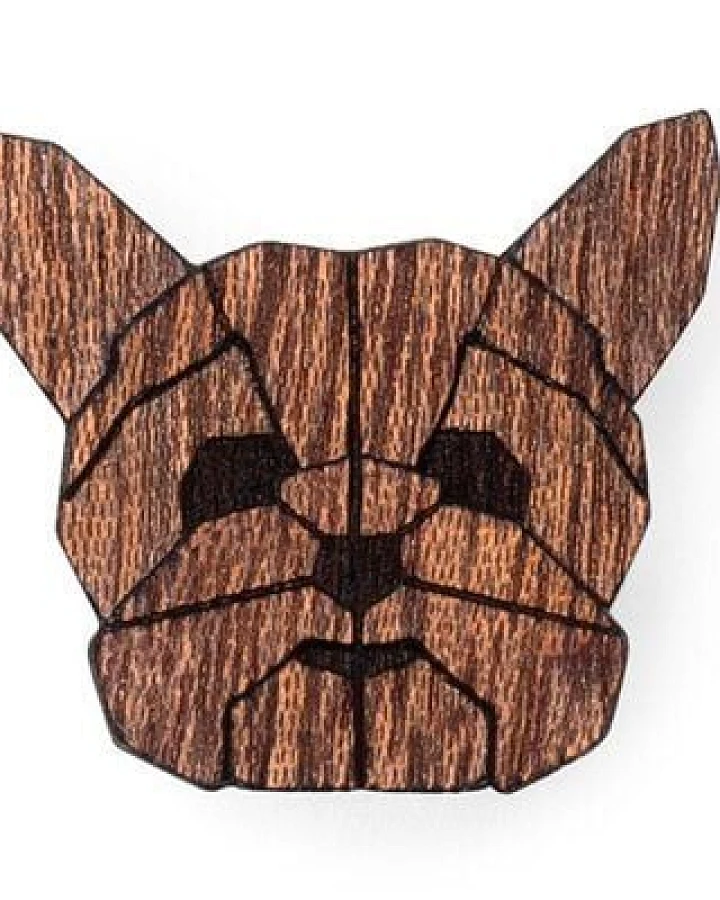 BeWooden Brosche aus Holz - YorkShire