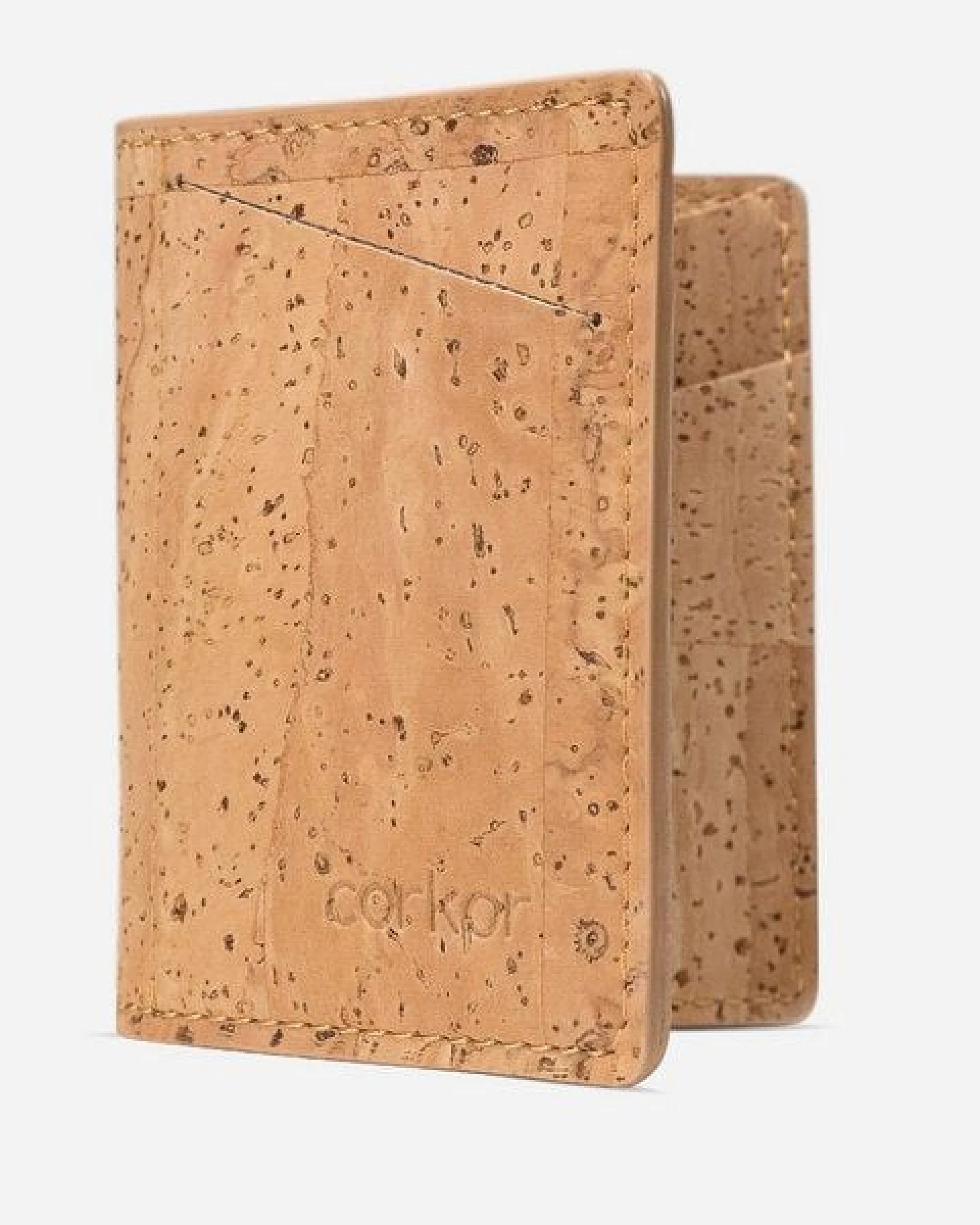 corkor Kork Karten-Portemonnaie mit Kleingeld-Fach – Ansicht 4