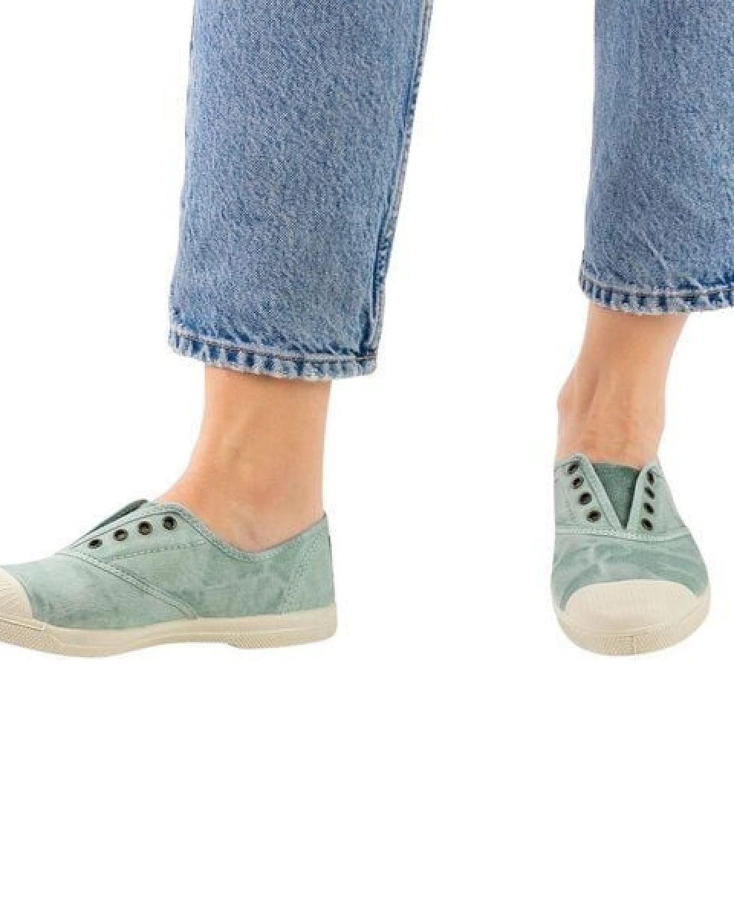 natural world Vegan Damen Sneaker washed - Old Lavanda – Ansicht 3