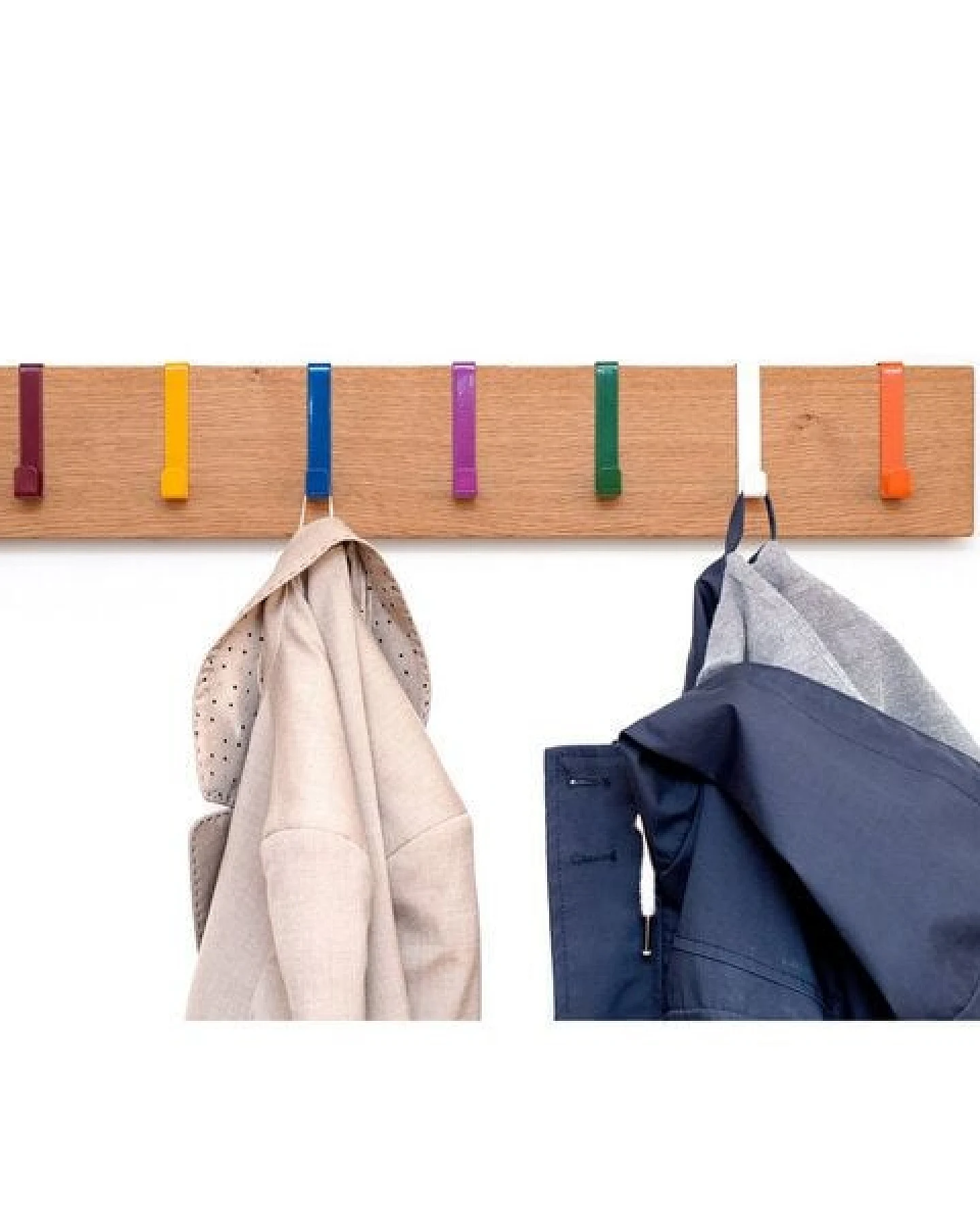 klotzaufklotz Garderobe Eiche, 60cm – Ansicht 2