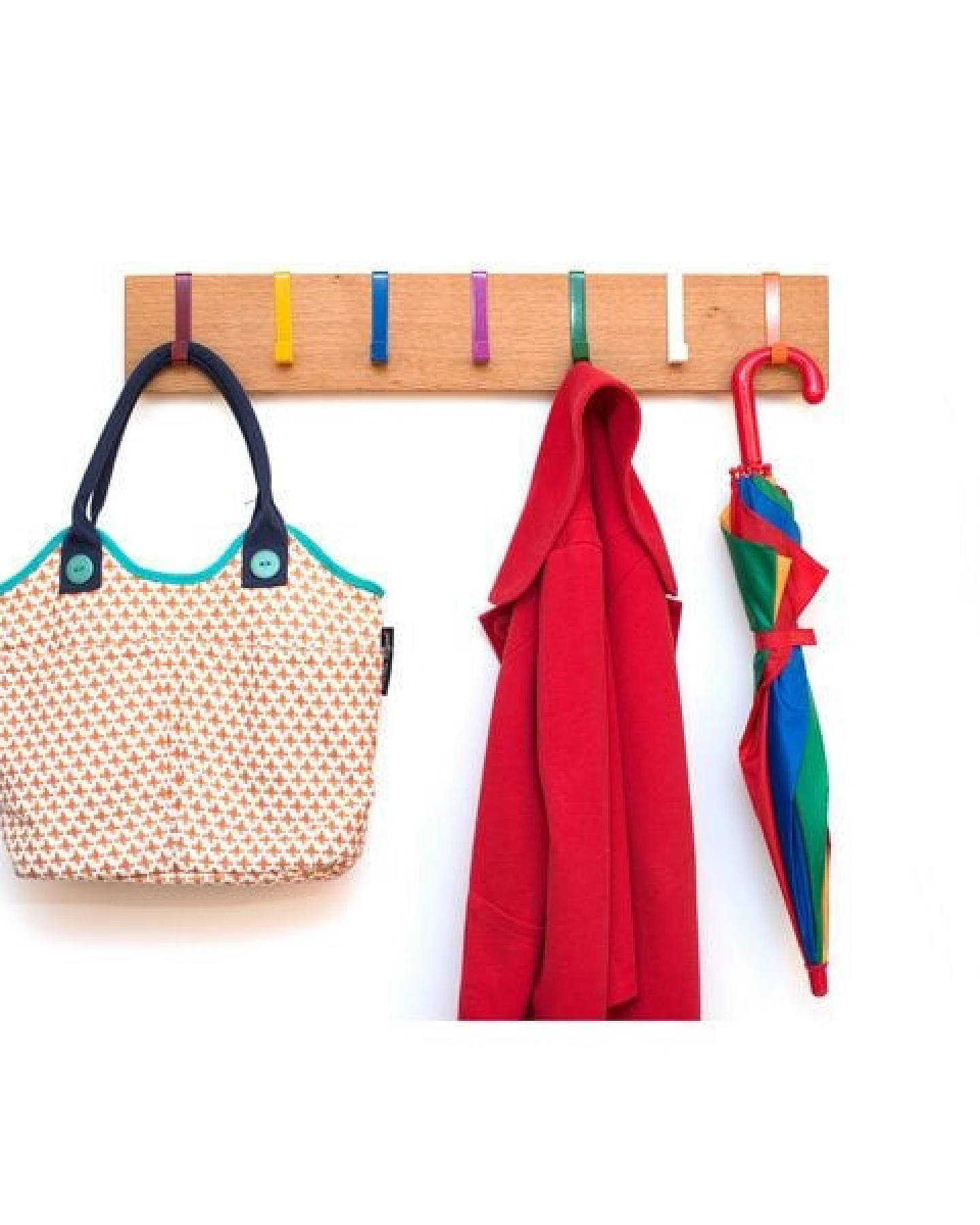 klotzaufklotz Garderobe Eiche, 60cm – Ansicht 3