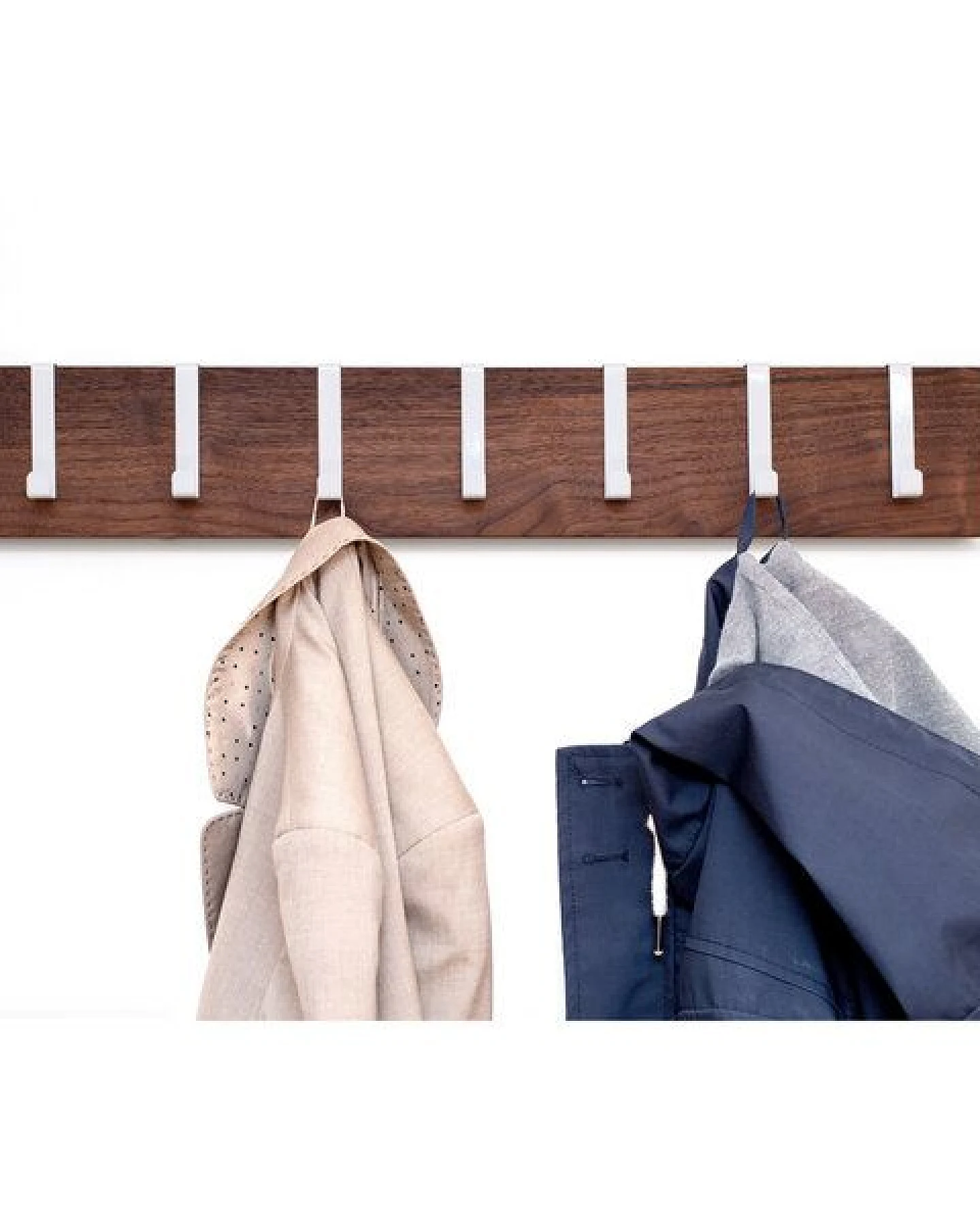 klotzaufklotz Garderobe Nussbaum, 60cm – Ansicht 2