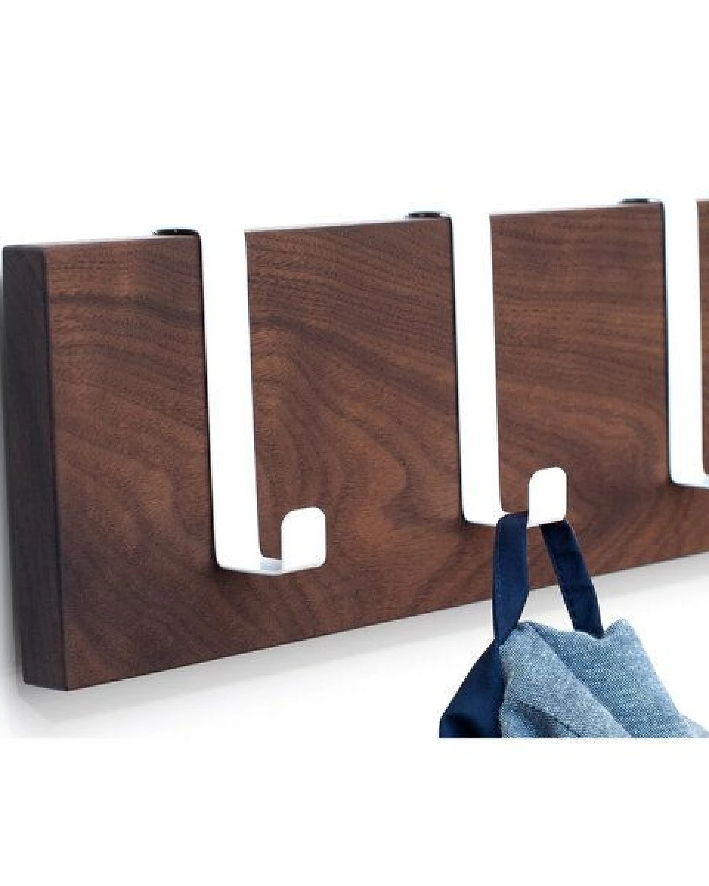 klotzaufklotz Garderobe Nussbaum, 60cm – Ansicht 3