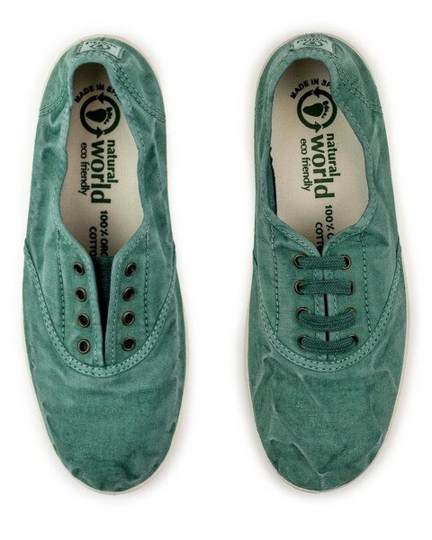 natural world Vegan Damen Sneaker washed - Old Arum – Ansicht 2