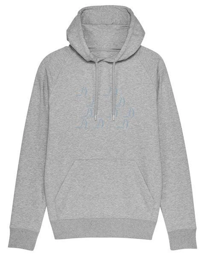 University of Soul Herren Hoodie aus Bio-Baumwolle "ASCII-Segler"