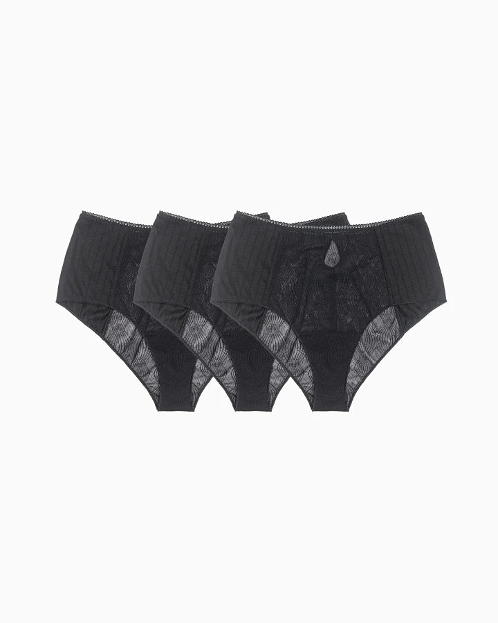 Semi/Romantic Damen vegan Multipack Briefs The Bea Bundle Licorice