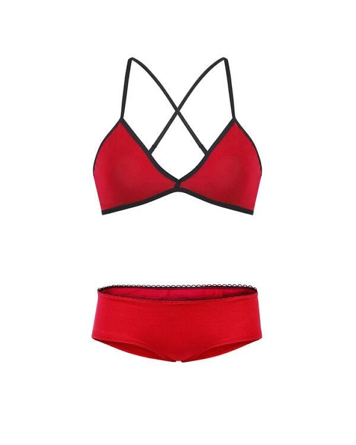 Frija Omina Set: Bio BH + Hipster dunkel