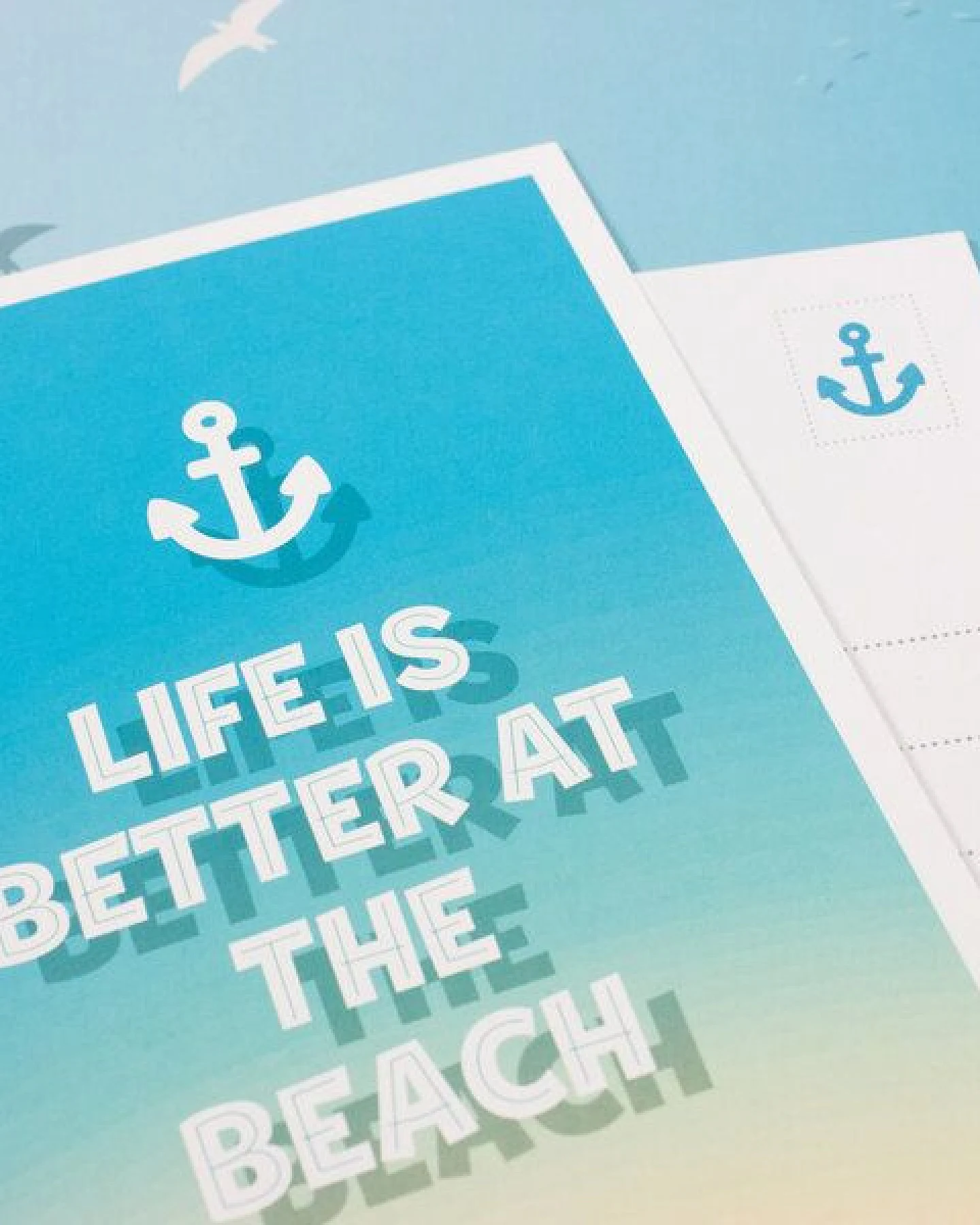 Bow & Hummingbird Postkarte "Life is better at ..." – Ansicht 3