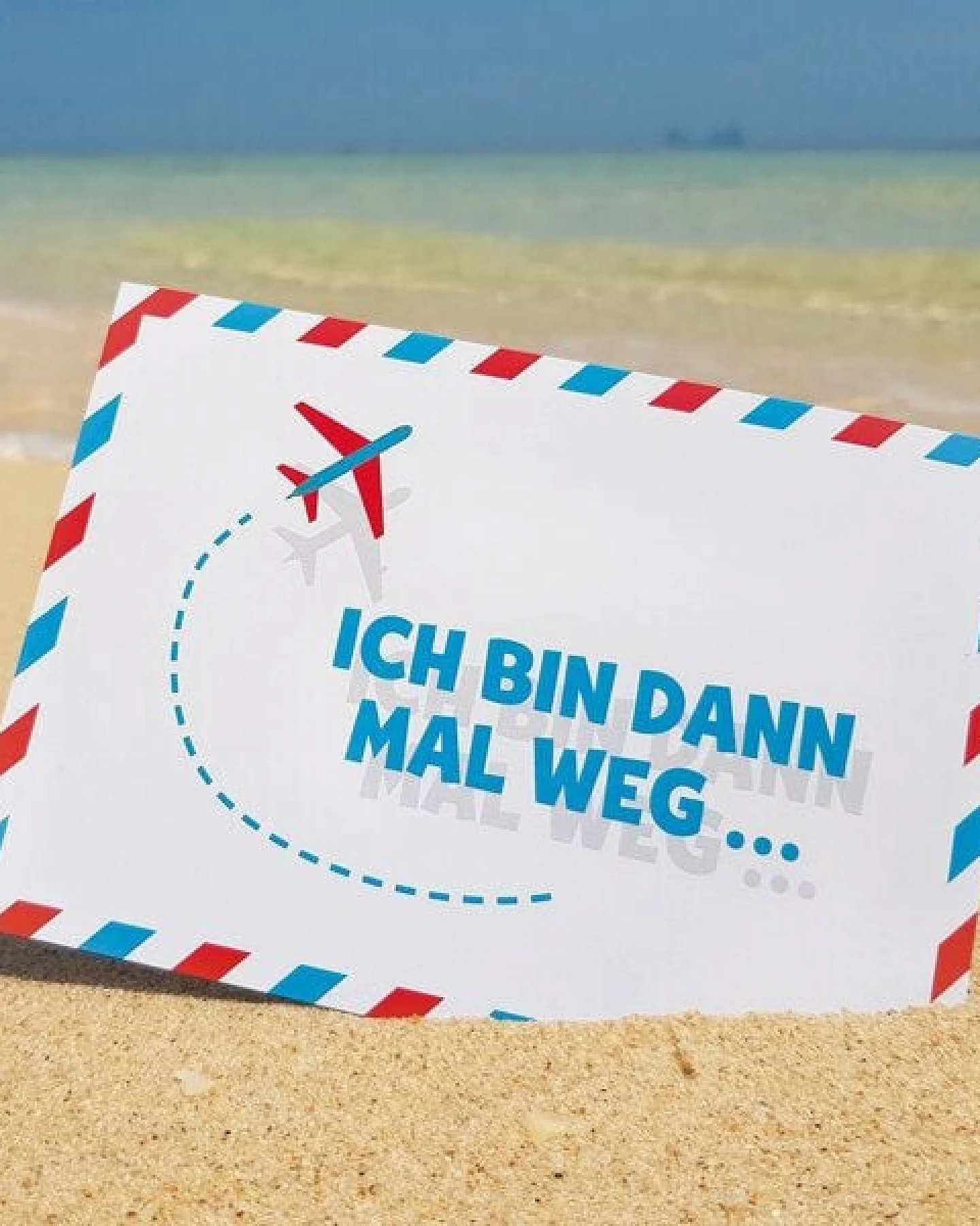 Bow & Hummingbird Postkarte "Ich bin dann mal weg" – Ansicht 3