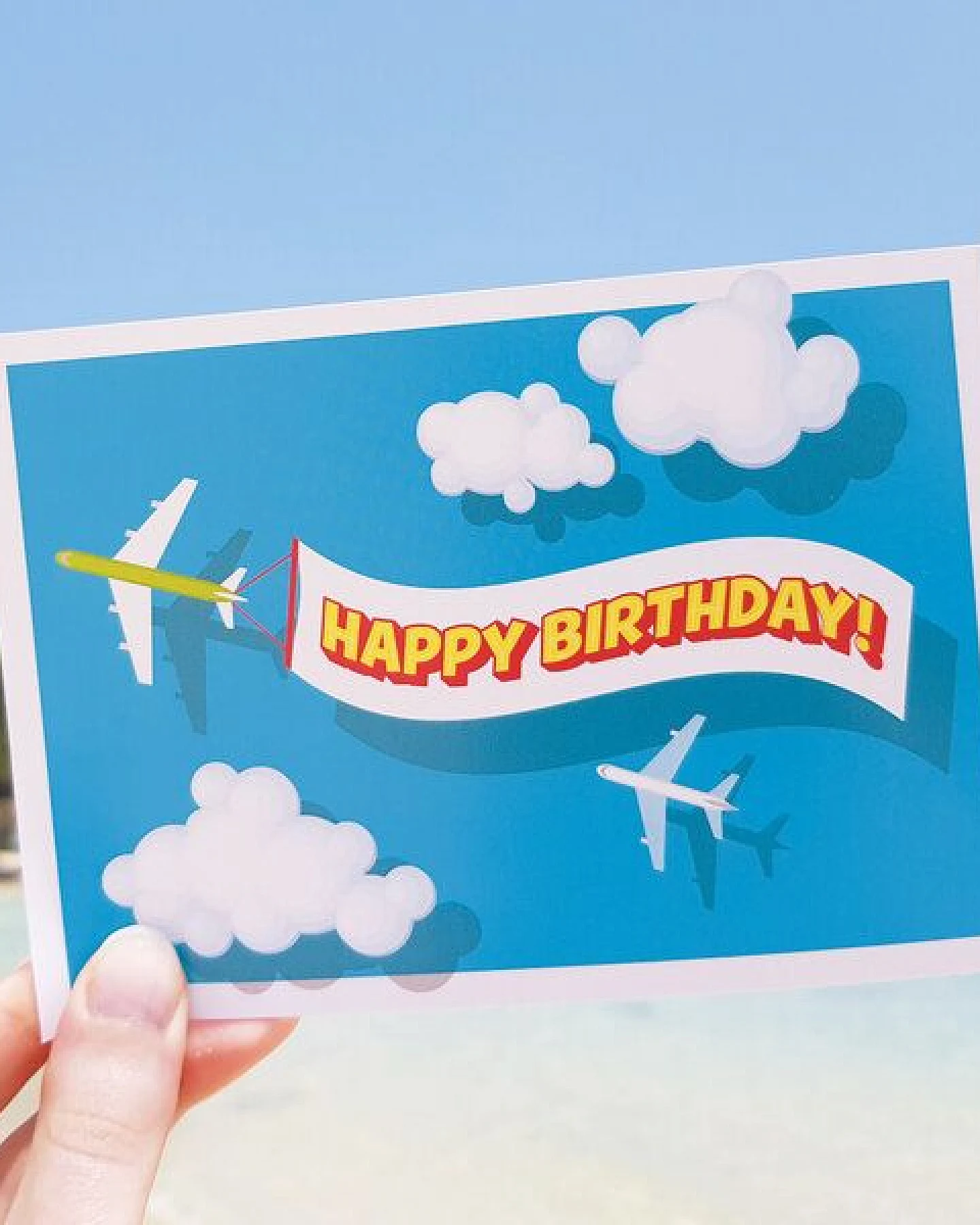 Bow & Hummingbird Postkarte Happy Birthday – Ansicht 3