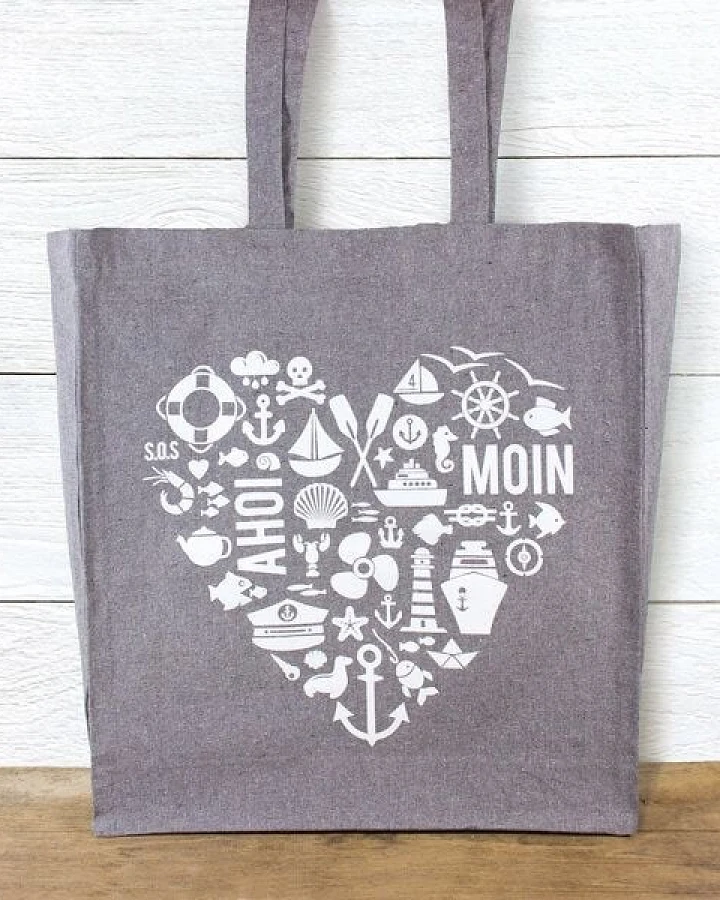 Bow & Hummingbird Shopper "Nordisch by Heart"