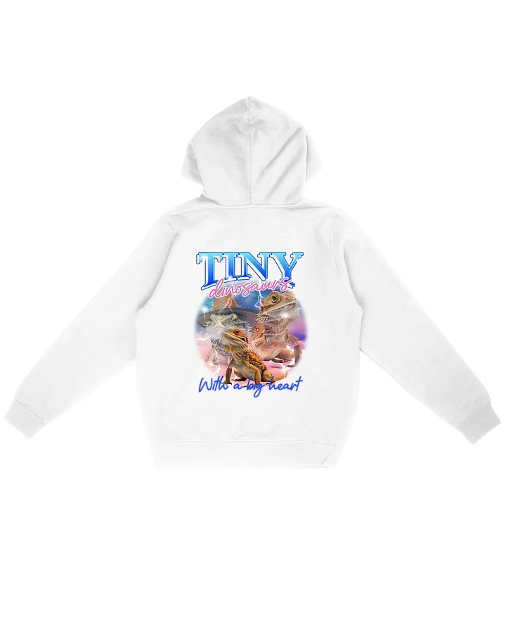 Oat Milk Club Damen vegan Hoodie Tiny Dinosaurs Weiß