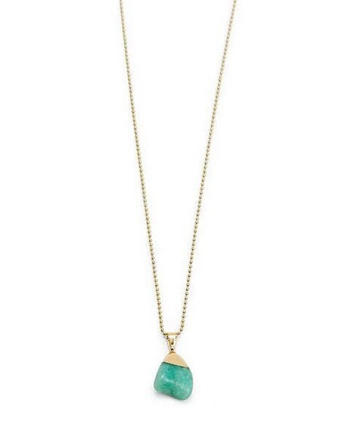 Crystal and Sage Amazonit Halskette