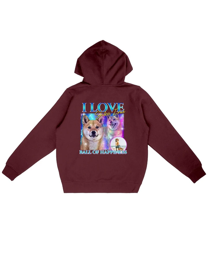 Oat Milk Club Damen vegan Hoodie Ball Of Happiness Burgundy