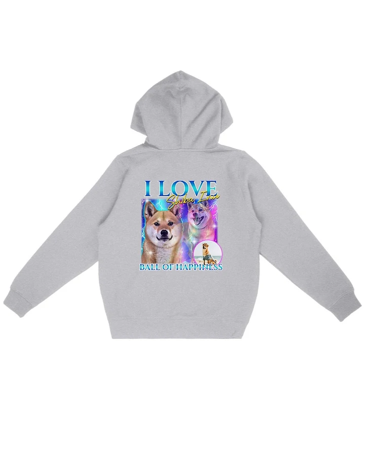 Oat Milk Club Damen vegan Hoodie Ball Of Happiness Heather Grey