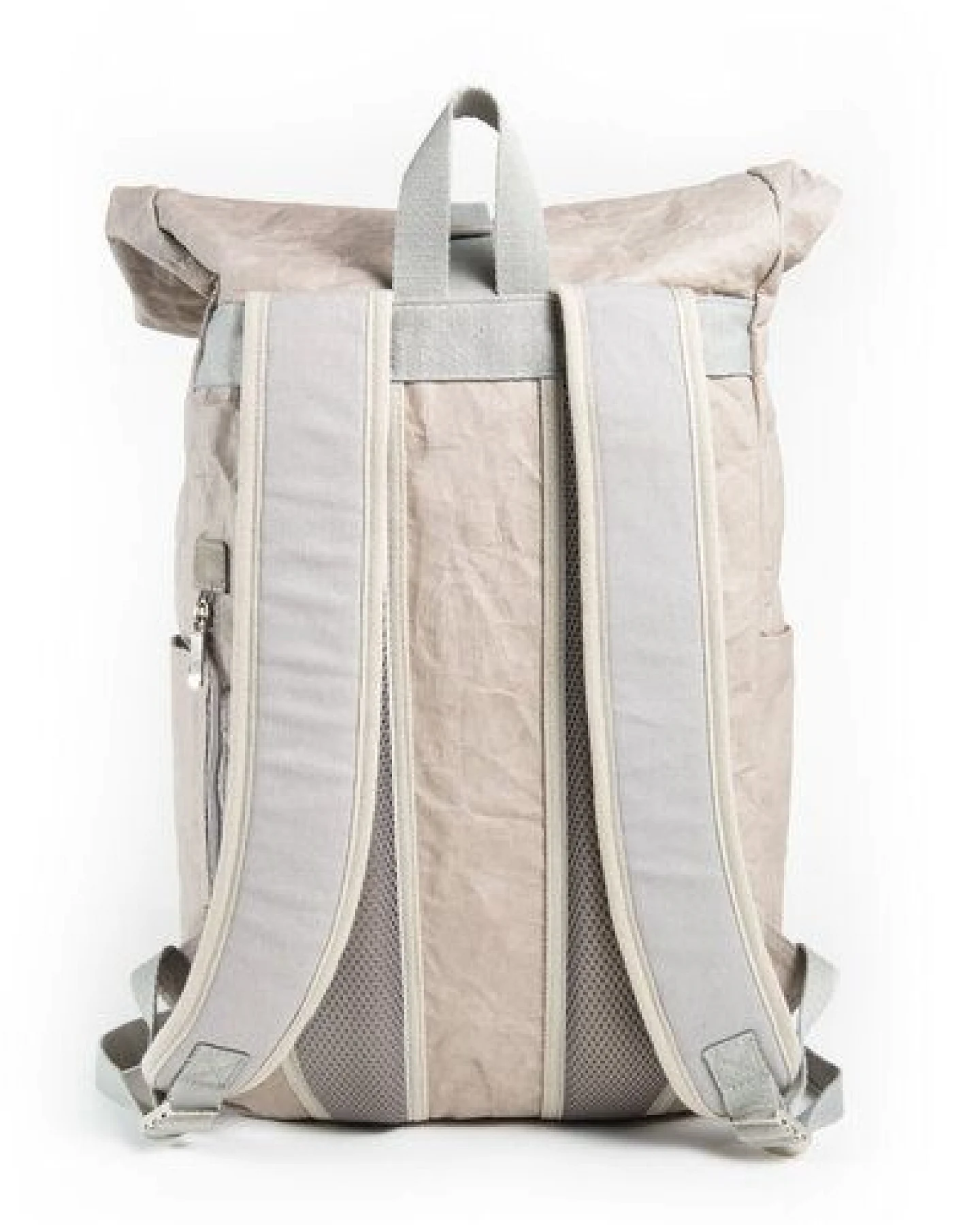 Papero Rucksack aus Papier – Rolltop Rucksack Damen Herren mit Laptopfach – wasserfest & robust – vegan & nachhaltig – minimalistisch – leicht & stylisch – Laptoptasche– Unisex Tagesrucksack 13-25L – Ansicht 2