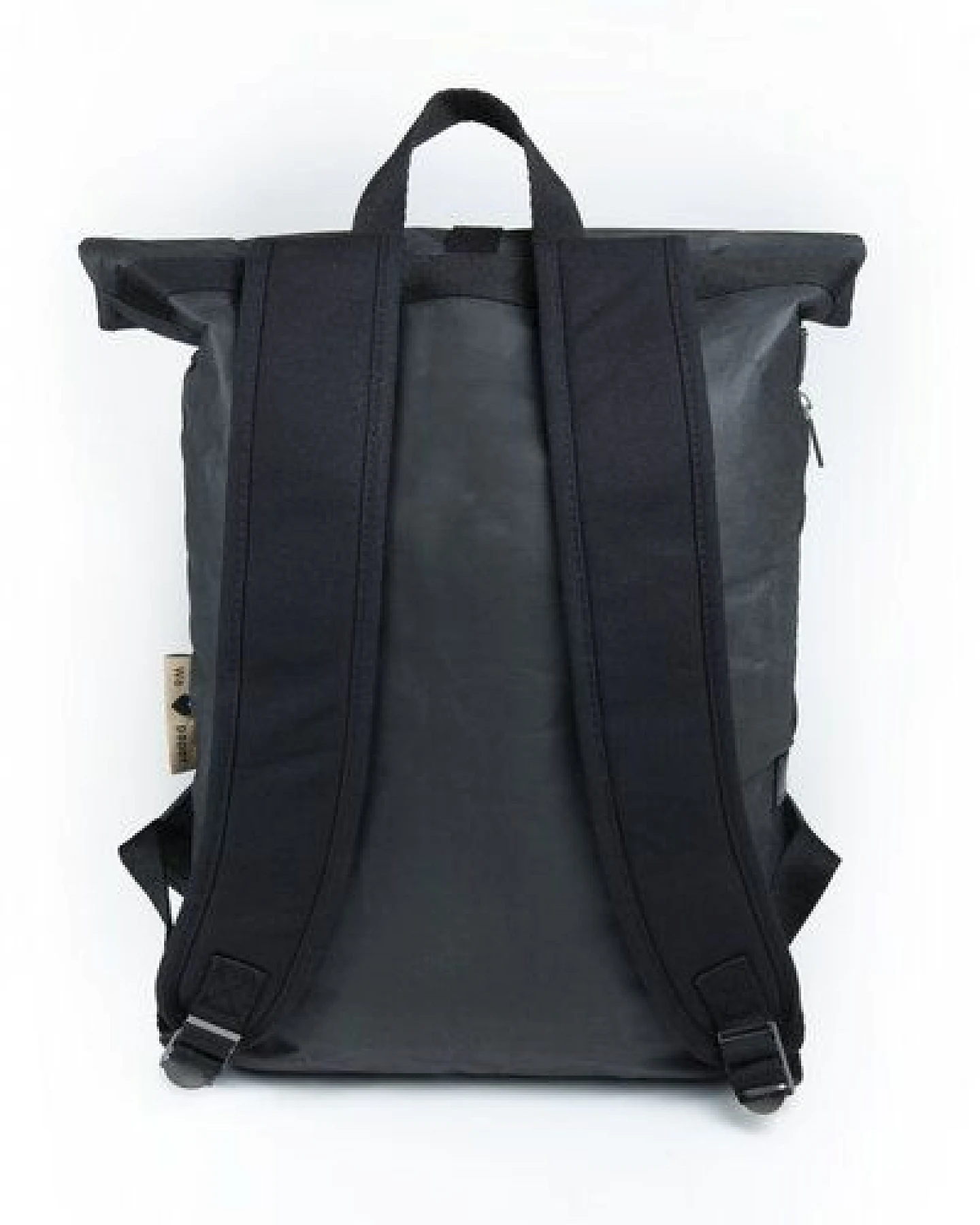 Papero Rucksack aus Papier – Rolltop Rucksack Damen Herren mit Laptopfach – wasserfest & robust – vegan & nachhaltig – minimalistisch – leicht & stylisch – Laptoptasche– Unisex Tagesrucksack 13-25L – Ansicht 3