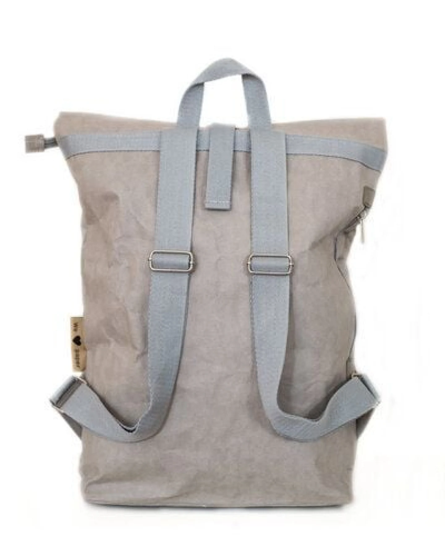 Papero Rucksack aus Papier – Rolltop Rucksack Damen Herren mit Laptopfach – wasserfest & robust – vegan & nachhaltig – minimalistisch – leicht & stylisch – Laptoptasche– Unisex Tagesrucksack 13-25L – Ansicht 4