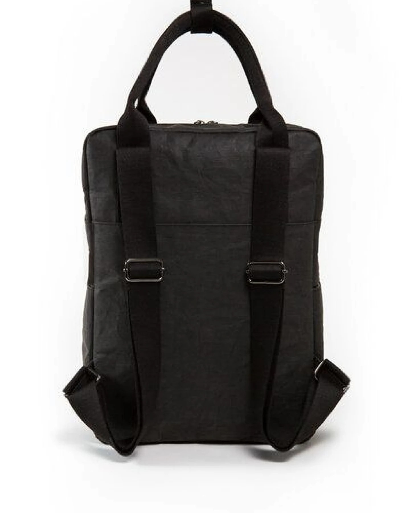 PAPERO Rucksack aus Papier robust wasserfest vegan 2 in 1 Handtasche Damen – Ansicht 3