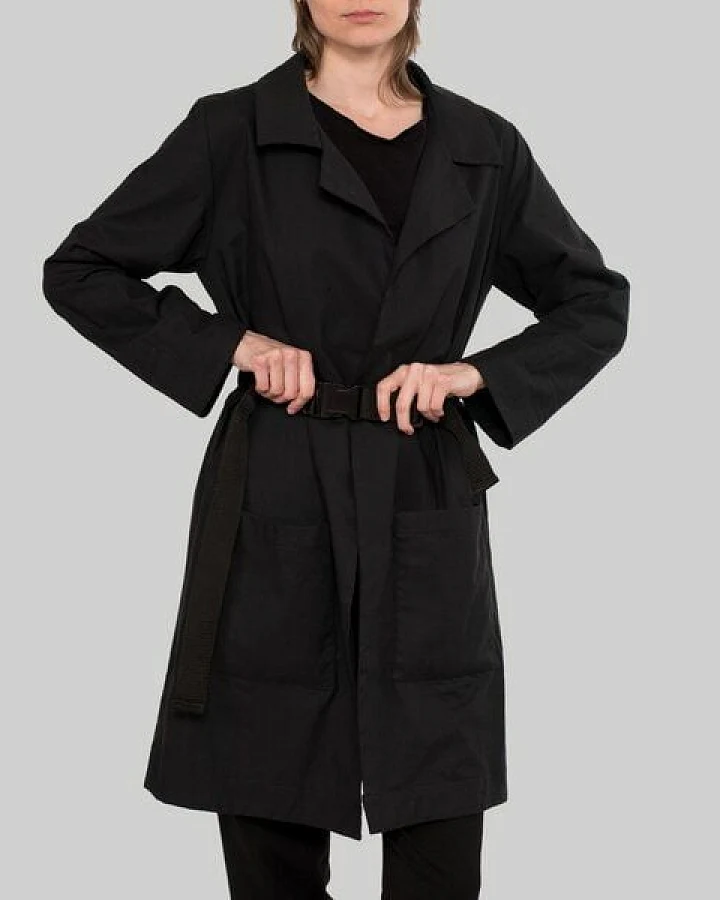 KOLO Berlin Trenchcoat Fly aus Bio-Baumwolle & Tencel (by Lenzing) EtaProof - schwarz - unisex