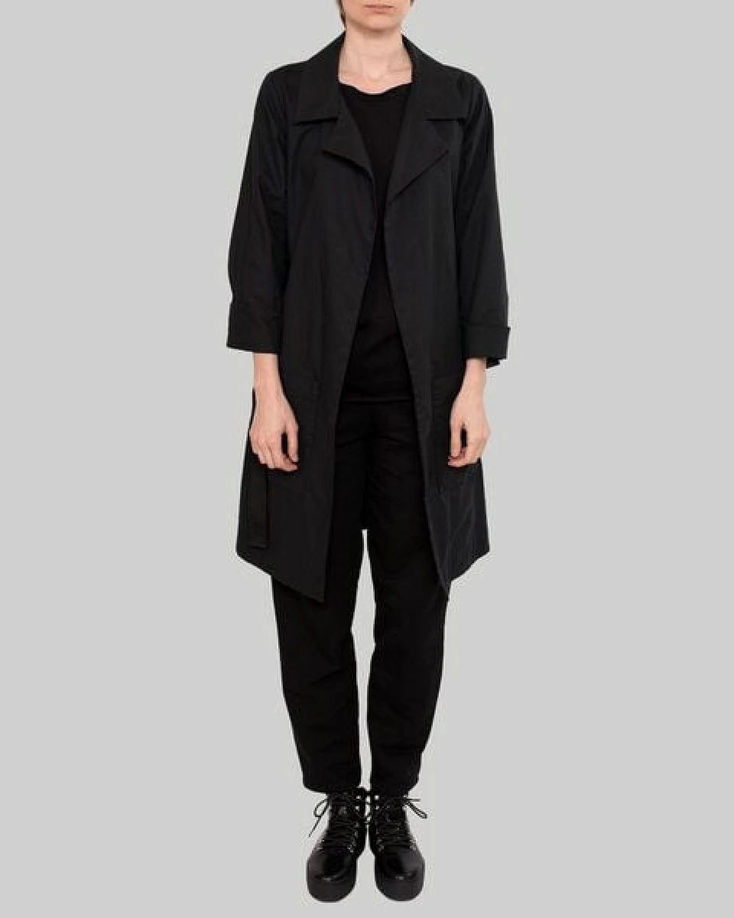 KOLO Berlin Trenchcoat Fly aus Bio-Baumwolle & Tencel (by Lenzing) EtaProof - schwarz - unisex – Ansicht 3