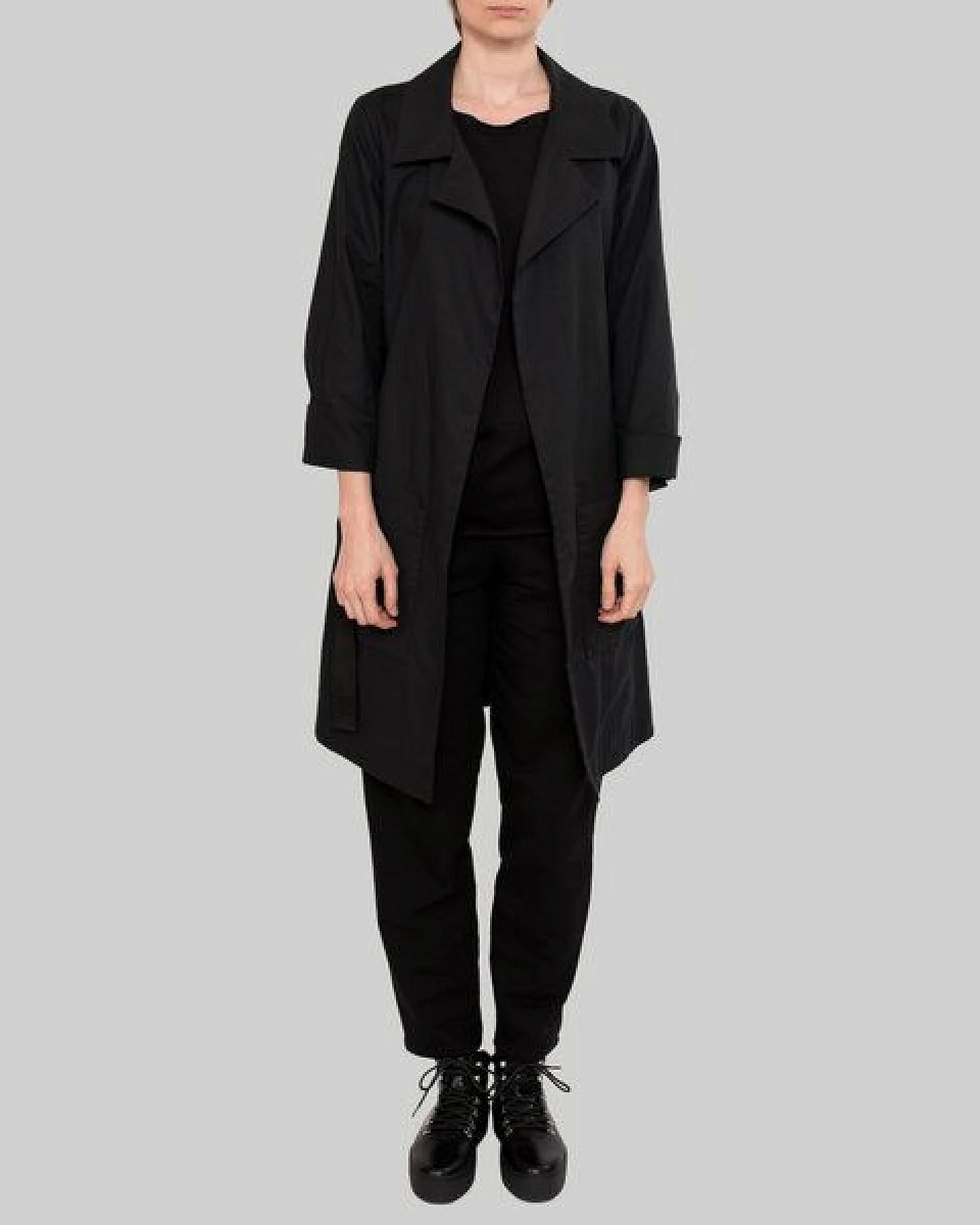 KOLO Berlin Trenchcoat Fly aus Bio-Baumwolle & Tencel (by Lenzing) EtaProof - schwarz - unisex – Ansicht 3
