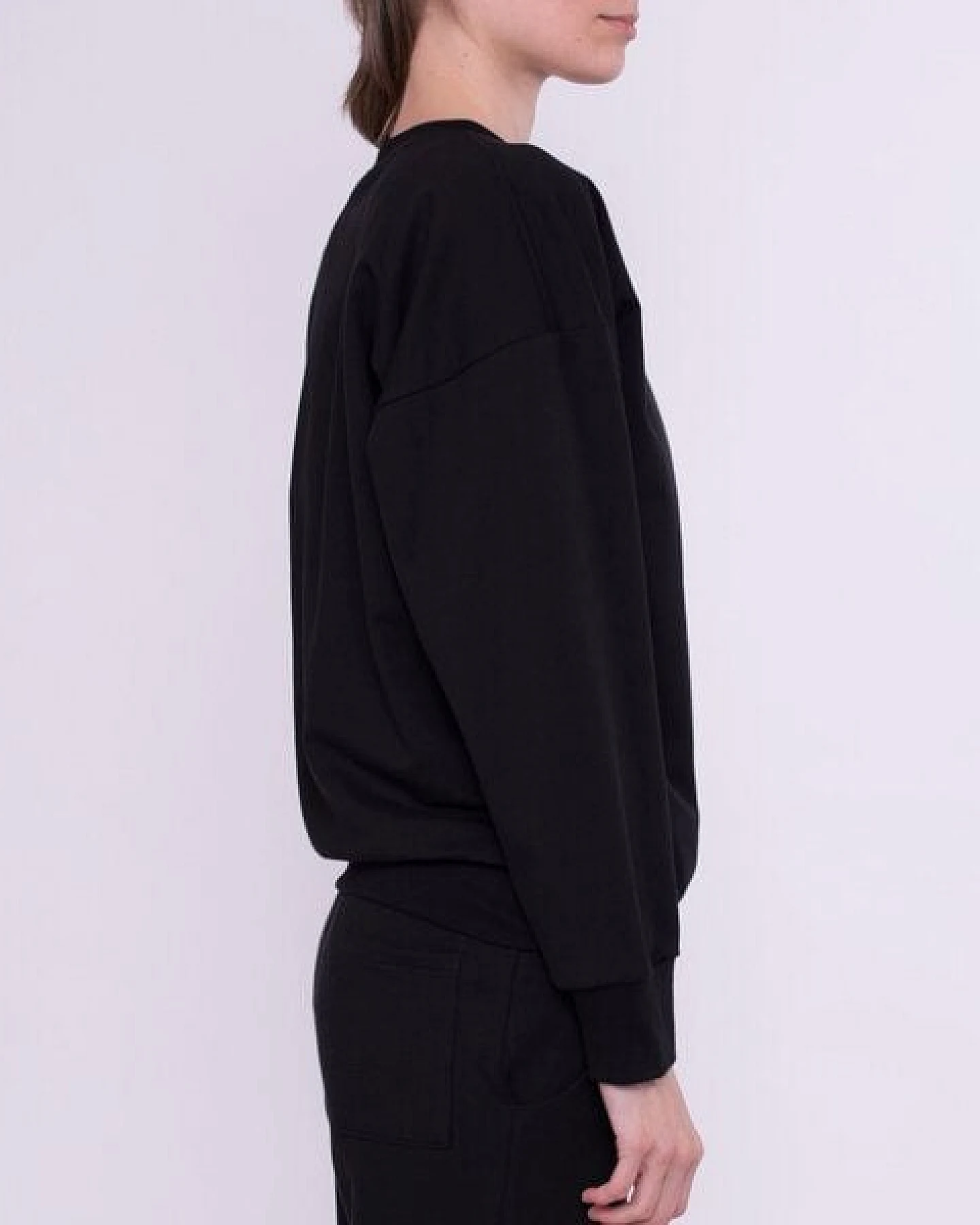 KOLO Berlin Sweater Lin aus Bio-Baumwolle - schwarz / rost - unisex – Ansicht 4