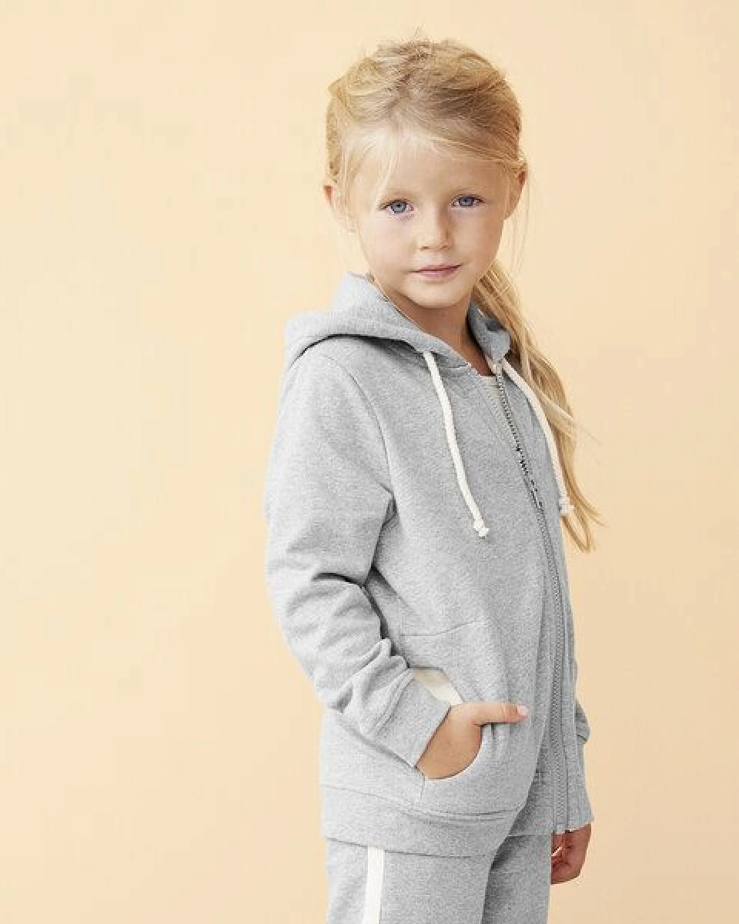 Living Crafts Kinder Kapuzenjacke aus 100% Bio-Baumwolle – Ansicht 2