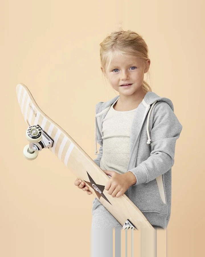 Living Crafts Kinder Kapuzenjacke aus 100% Bio-Baumwolle
