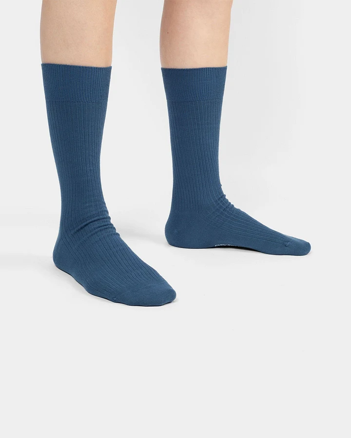 Socken Ribbed One Color