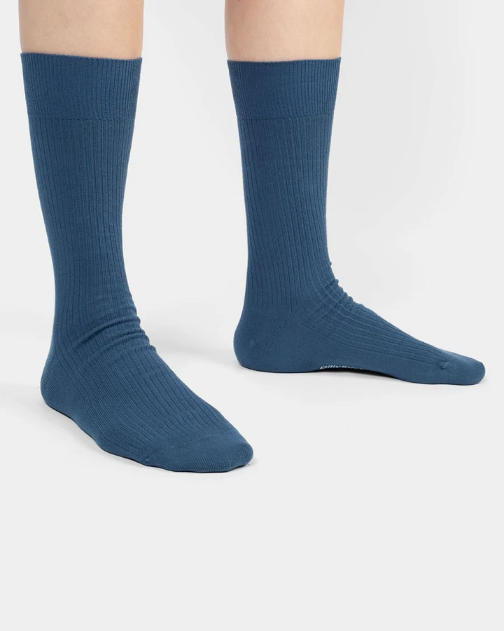 Socken Ribbed One Color