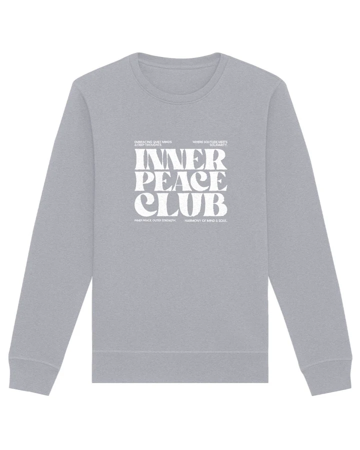 Oat Milk Club Damen vegan Sweatshirt Inner Peace Club Heather Grey